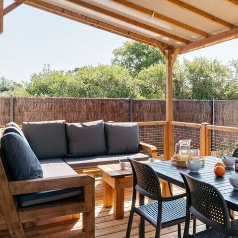 BUNGALOW 4 personnes - Mobil-home | Premium | 2 Ch. | 4 Pers. | Terrasse Lounge | Clim. | TV