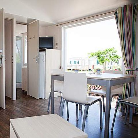 Stacaravan 6 personen - 3 slaapkamers