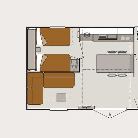 Mobilheim 4 Personen - O'HARA 784 Premium