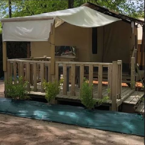 Zelt 2 Personen - Lodge BALEARES ohne Sanitäranlagen