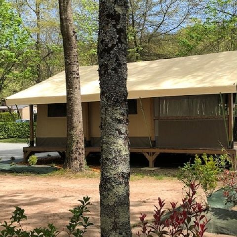 TENTE TOILE ET BOIS 5 personnes - Tente Lodge KENYA VIP