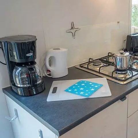 Stacaravan 4 personen - Stacaravan | Comfort | 2 Slaapkamers | 4 Pers. | Single terras