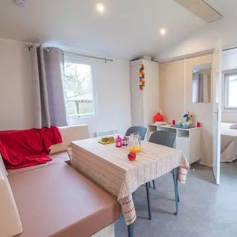 Stacaravan 4 personen - Stacaravan | Comfort | 2 Slaapkamers | 4 Pers. | Single terras