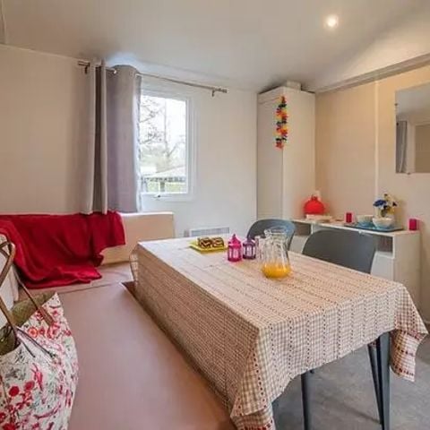 Stacaravan 4 personen - Stacaravan | Comfort | 2 Slaapkamers | 4 Pers. | Single terras