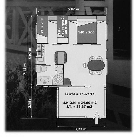 CHALET 5 persone - Moréa