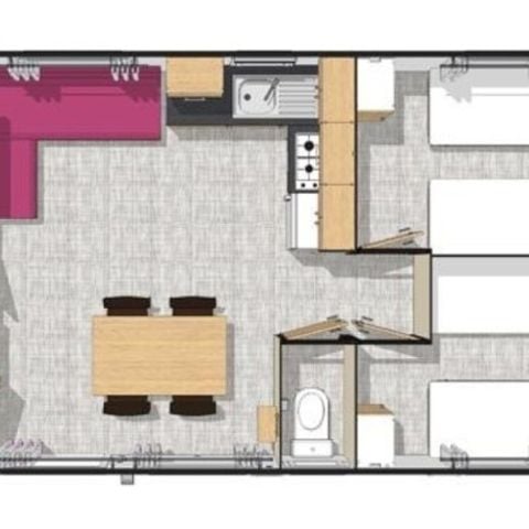 Mobile home 6 persons - Residence