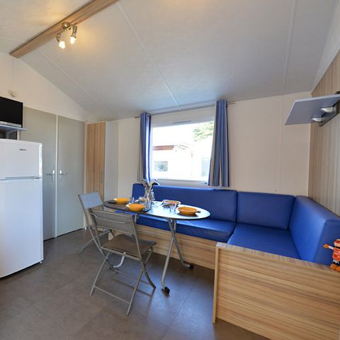 Stacaravan 6 personen - 4/6 slaapplaatsen Grand Confort TV