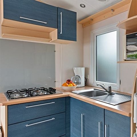 Mobilheim 4 Personen - Classic | 2 Schlafz. | 4 Pers. | Terrasse Einzelzimmer | 1 Bad