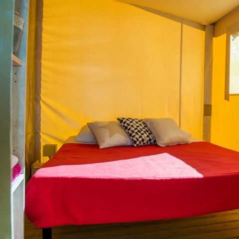 CANVAS AND WOOD TENT 5 people - Eco Lodge Tent | 2 Bedrooms | 4/5 Pers | No bathroom
