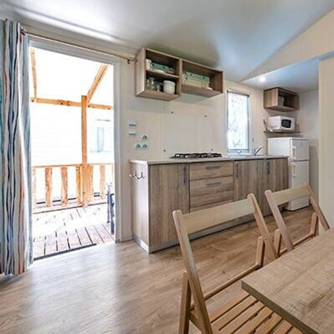 Mobilhome 4 personas - Confort | 2 Dormitorios | 4 Pers | Terraza elevada | 1 baño