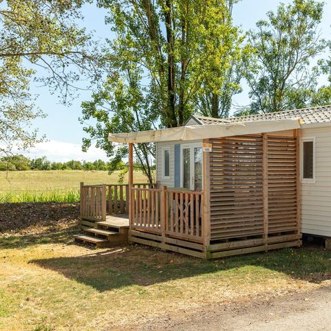 Mobilhome 6 personas - Mobil-home | Classic XL | 3 Dormitorios | 6 Pers. | Terraza elevada | TV