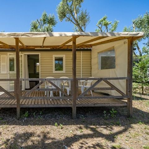 MOBILE HOME 6 people - Mobile-home | Comfort | 2 Bedrooms | 4/6 Pers. | Raised terrace | Air-con.