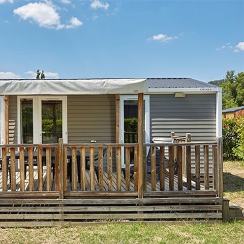 MOBILE HOME 6 people - Mobile home | Comfort XL | 2 Bedrooms | 4/6 Pers. | Raised terrace | Air conditioning | TV