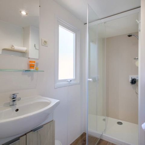 MOBILE HOME 6 people - Mobile home | Comfort XL | 2 Bedrooms | 4/6 Pers. | Raised terrace | Air conditioning | TV