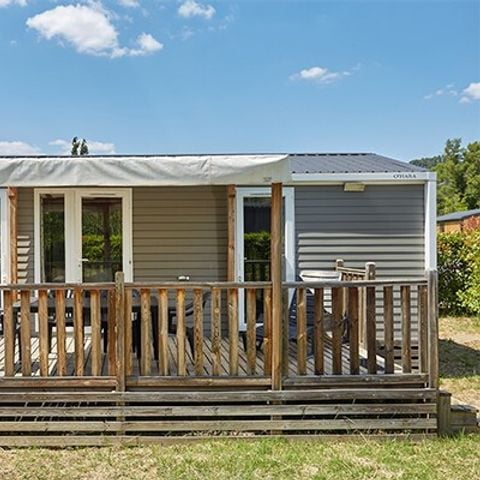 MOBILE HOME 6 people - Mobile home | Comfort XL | 2 Bedrooms | 4/6 Pers. | Raised terrace | Air conditioning | TV