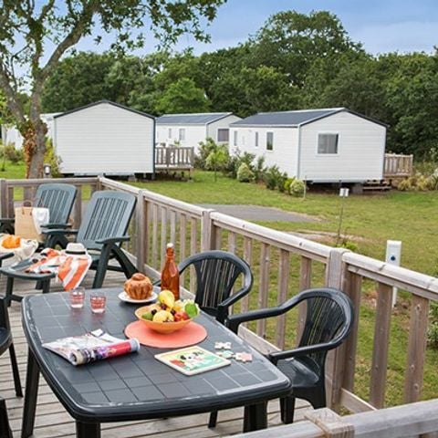 Mobilhome 6 personnes - Mobil-home | Comfort XL | 3 Ch. | 6 Pers. | Terrasse surélevée