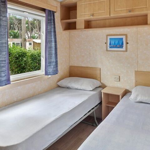 Stacaravan 5 personen - Stacaravan | Classic XL | 2 slaapkamers | 4/5 pers. | Verhoogd terras | Airconditioning | TV