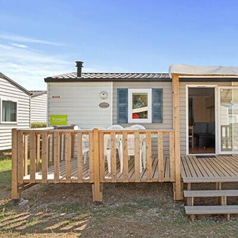 Mobilhome 4 personnes - Mobil-home | Classic | 2 Ch. | 4 Pers. | Terrasse surélevée | TV