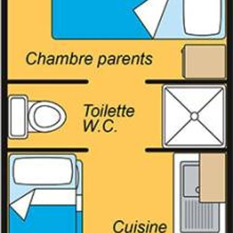TENDA IN TELA E LEGNO 4 persone - CARAVAN CLAYTON E MARSHAL