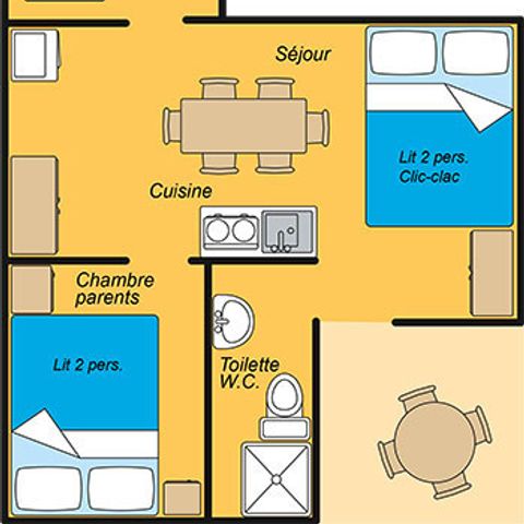 CHALET 4 personas - BUFFORD ESTWOOD SEAMUS