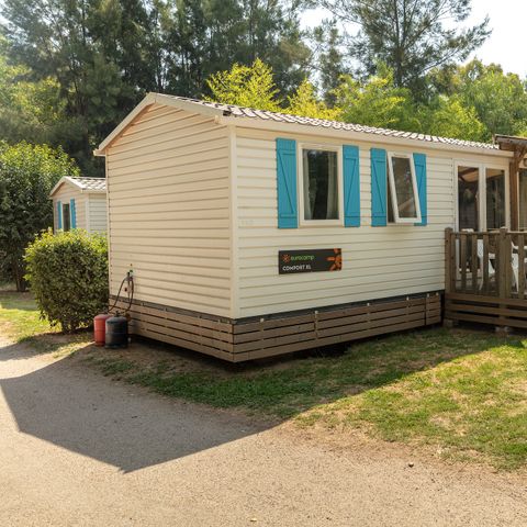 MOBILE HOME 6 people - Classic XL | 3 Bedrooms | 6 Pers. | Raised terrace | Air-con.