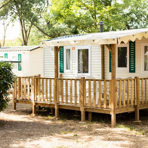 MOBILE HOME 4 people - Classic | 2 Bedrooms | 4 Sleeps | Semi-covered terrace | 1 Bathroom | Air-conditioning