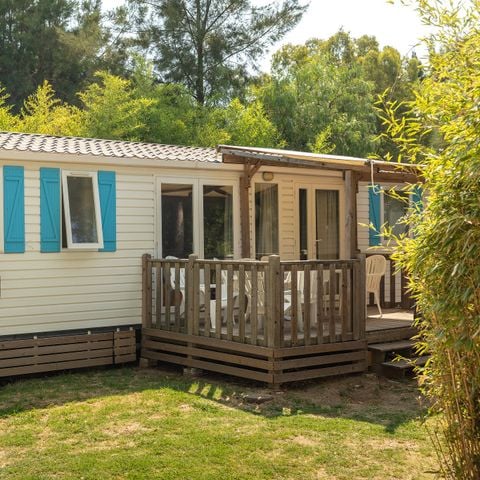 MOBILE HOME 6 people - Classic XL | 3 Bedrooms | 6 Pers. | Raised terrace | Air-con.