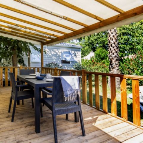 Mobile home 7 persons - COMFORT - 3 bedrooms with air conditioning + TV