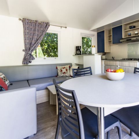 Mobile home 7 persons - COMFORT - 3 bedrooms with air conditioning + TV