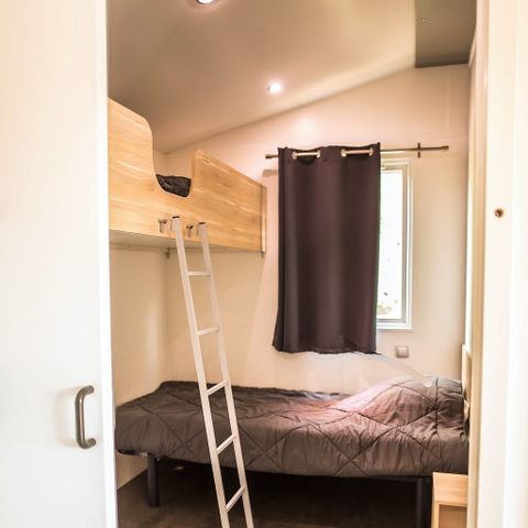 Mobile home 6 persons - COMFORT adapted for people with reduced mobility - 2 bedrooms with air conditioning + TV