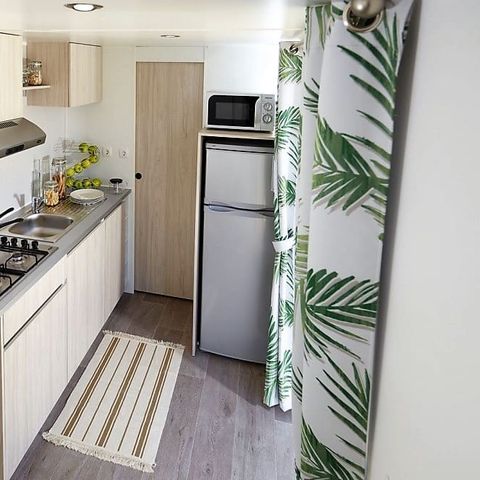 Mobile home 5 persons - COMFORT - 2 bedrooms with air conditioning + TV