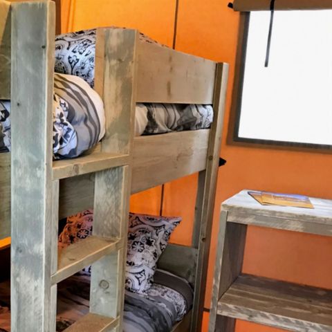 Canvas and wooden tent 4 persons - SAFARI - 2 bedrooms