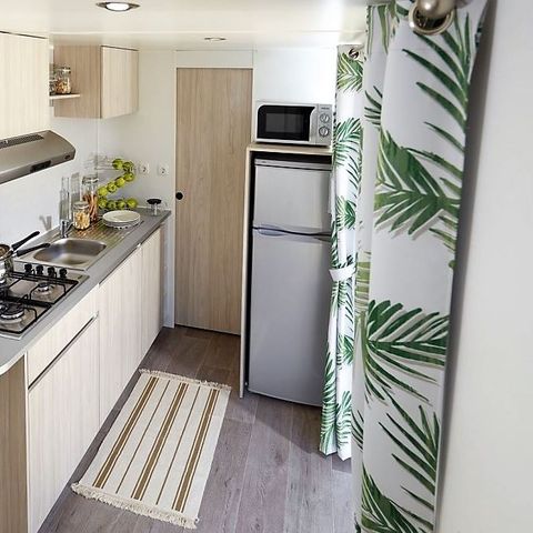 Mobile home 4 persons - CLASSIQUE - 2 bedrooms with air conditioning