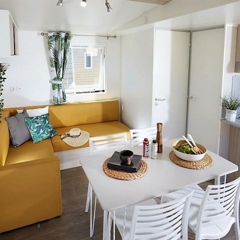 Mobile home 4 persons - CLASSIQUE - 2 bedrooms with air conditioning
