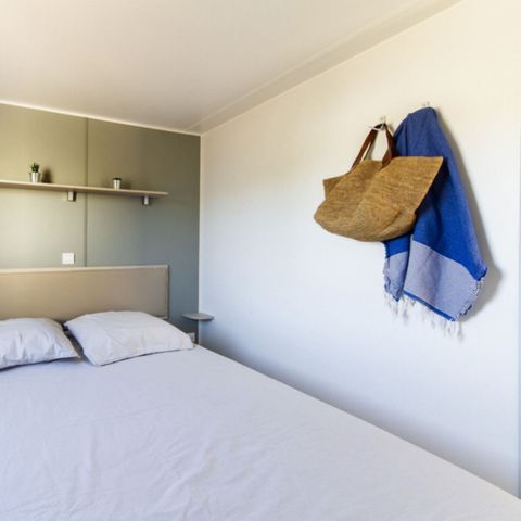 Mobile home 5 persons - COMFORT - 2 bedrooms with air conditioning + TV