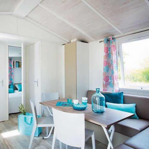 Mobile home 7 persons - COMFORT - 3 bedrooms with air conditioning + TV