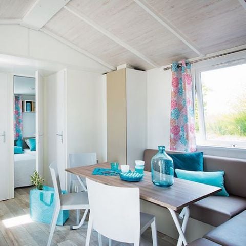 Mobilheim 7 Personen - CONFORT - 3 Schlafzimmer mit Klimaanlage +TV