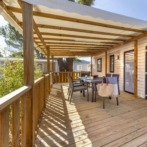 Mobile home 8 persons - COMFORT - 4 bedrooms with air conditioning + TV + 2 bathrooms