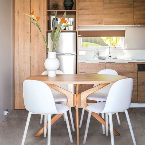 Stacaravan 5 personen - PREMIUM - 2 slaapkamers met airconditioning +TV+Gaskookplaat + 2 badkamers - 2025