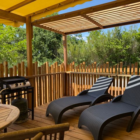 Mobile home 7 persons - PREMIUM - 3 bedrooms with air conditioning +TV+ Gas hob + 2 bathrooms - 2025