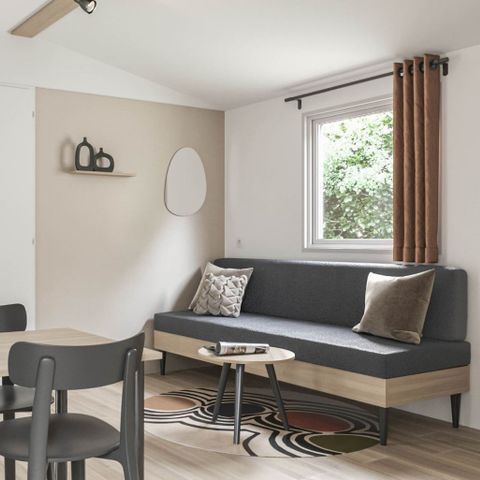 Mobile home 5 persons - COMFORT - 2 bedrooms with air conditioning + TV - 2025
