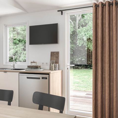 MOBILHOME 7 personnes - CONFORT - 3 chambres avec climatisation +TV - 2026