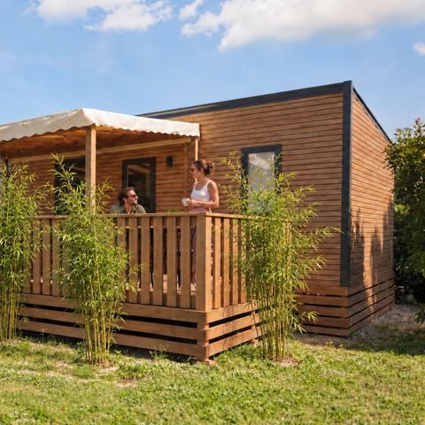 Stacaravan 7 personen - COMFORT PLUS - 3 slaapkamers - Met airconditioning - Tv