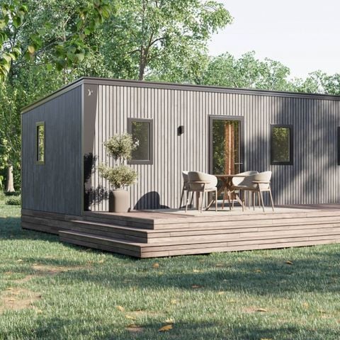 Stacaravan 7 personen - COMFORT - 3 slaapkamers met airconditioning +TV - 2026