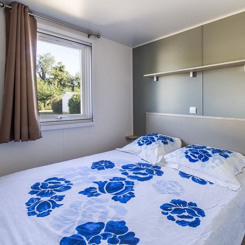 Mobile home 4 persons - CLASSIQUE - 2 bedrooms with air conditioning