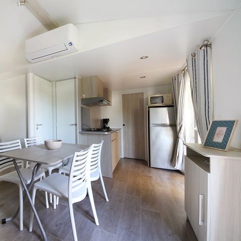 Mobile home 4 persons - CLASSIQUE - 2 bedrooms with air conditioning