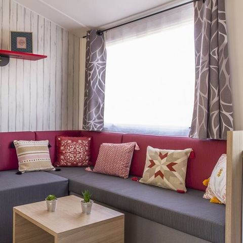 MOBILE HOME 8 people - COMFORT - 4 bedrooms with air conditioning + TV + 2 bathrooms