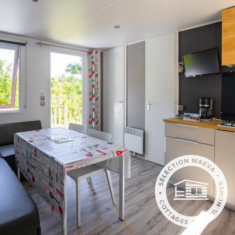 Mobilheim 4 Personen - Komfort 3 Zimmer 4 Personen Klimatisiert + TV