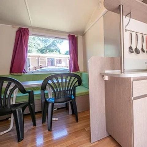Mobilhome 6 personnes - Homair mobil-home au Roussillonnais Comfort XL | 2 Ch. | 4/6 Pers. | Terrasse surélevée