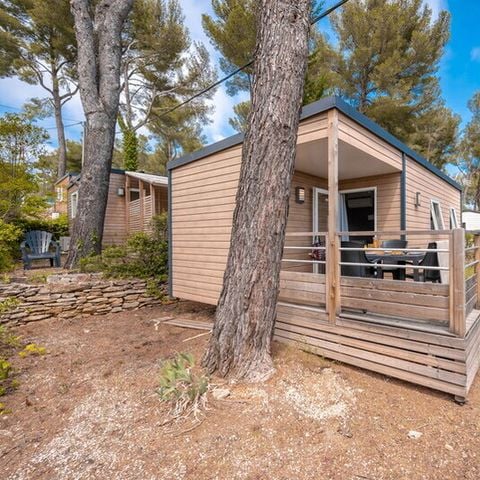 BUNGALOW 4 personnes - Mobil-home | Comfort | 2 Ch. | 4 Pers. | Terrasse simple | Clim.